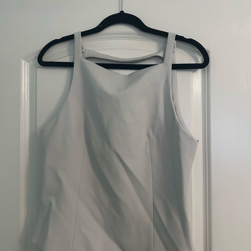 Zara Gray Sleeveless Blouse